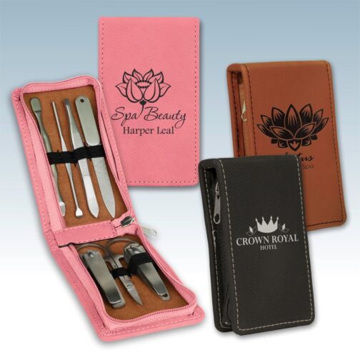 Leatherette Manicure Gift Set - Image 3