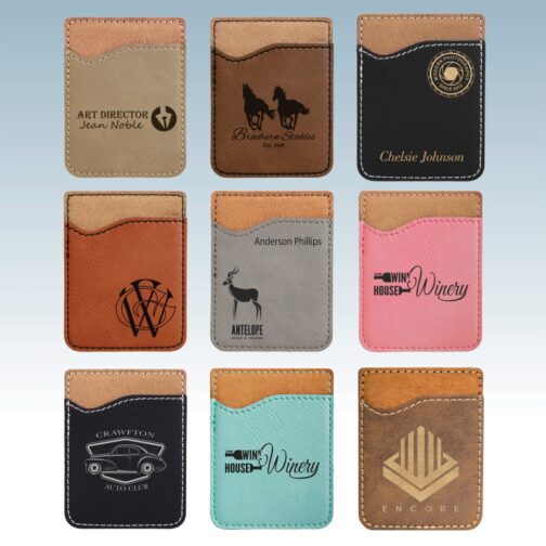 Leatherette Phone Wallets - Image 2