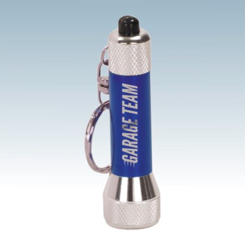 5-LED Laserable Flashlight with Keychains - Image 2