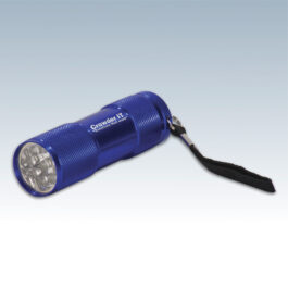 9-LED Laserable Flashlight with Strap