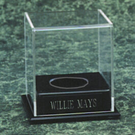 Baseball Acrylic Display Case with Base