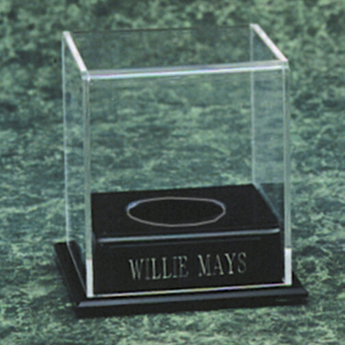 Baseball Acrylic Display Case with Base