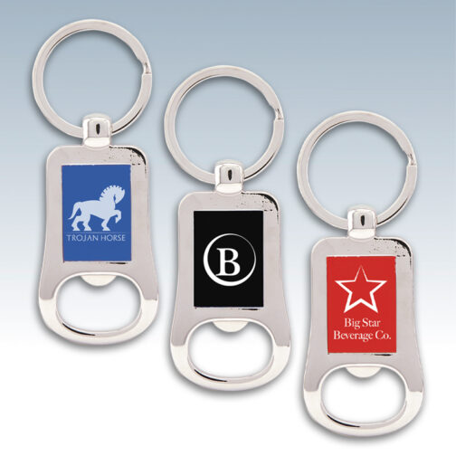 Rounded Bottle Opener Keychains