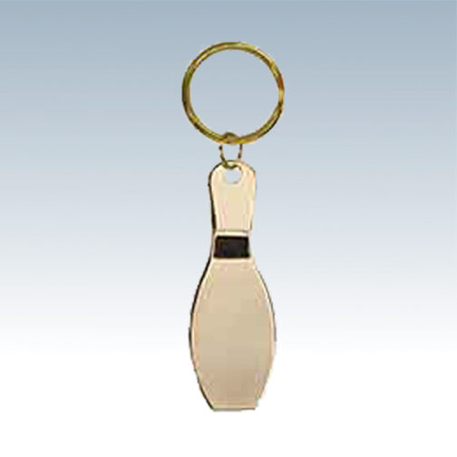 Brass Bowling Pin Keychains