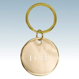 Brass Circle Keychains