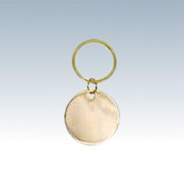 Brass Circle Keychains