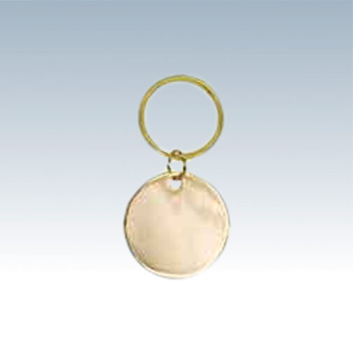 Brass Circle Keychains