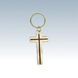Brass Cross Keychains