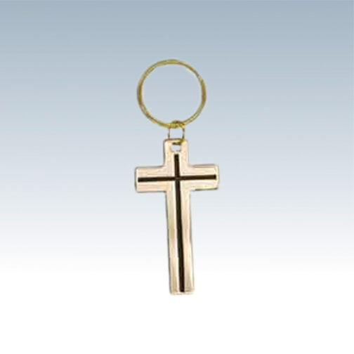 Brass Cross Keychains