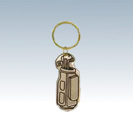 Brass Golf Keychains