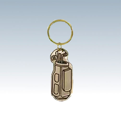 Brass Golf Keychains