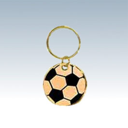 Brass Soccer Keychains