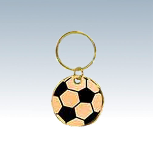 Brass Soccer Keychains