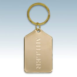Brass Tablet Keychains