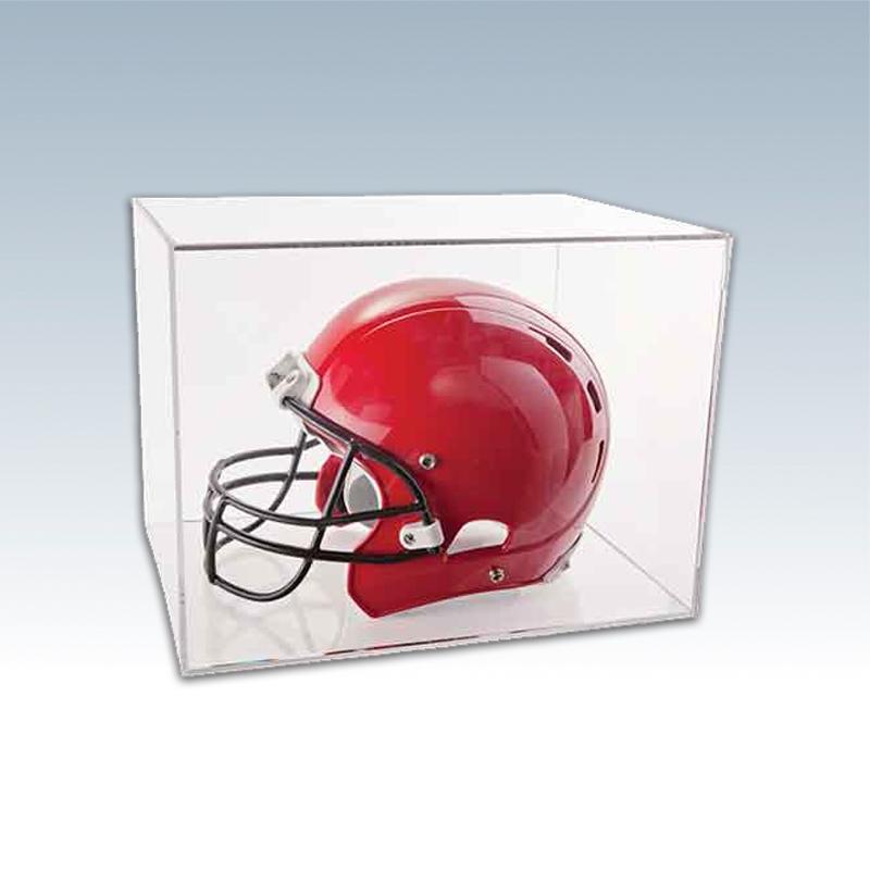 Mini Helmet Display Case For Football Collectibles – Ballqube Protector Holder NEW