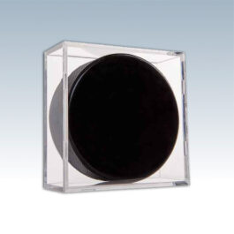 Clear Hockey Puck BallQube Dispay Case