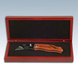 Knife, Wood Handle Utility Knife