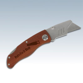 Knife, Wood Handle Utility Knife