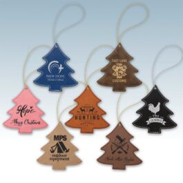 Leatherette Tree Ornament