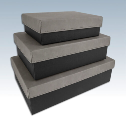 Leatherette Gift Box with Laserable Lid - Image 3