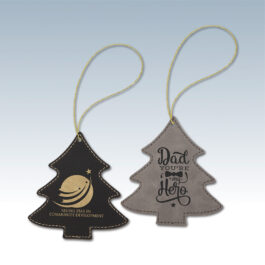 Leatherette Tree Ornament
