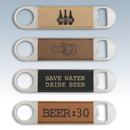 Leatherette Bottle Openers