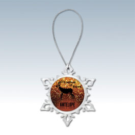 Snowflake Ornament & Silver String – Small