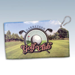 White Sublimatable Golf Towel – 7.5" x 13"