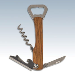 Wooden Bottle Opener & Wine Corkscrew
