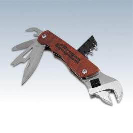 Wooden Wrench Multi-Tool with Wood Handle & Bag