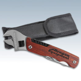 Wooden Wrench Multi-Tool with Wood Handle & Bag